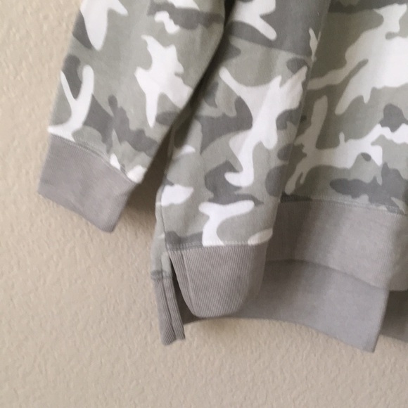 Ocean Drive Crewneck Sweatshirt Oversized Camouflage Medium - Picture 7 of 13